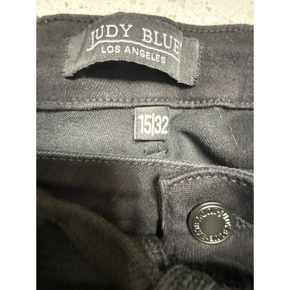 Judy Blue NWT Black High Rise Jogger Jeans Stretch Size 15/32 *88700 - Picture 10 of 13